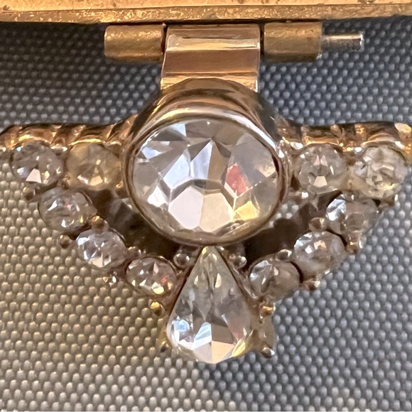 Vintage 1930s Whiting & Davis Mesh Bag with Rhinestone Clasp - Picture 3 of 5